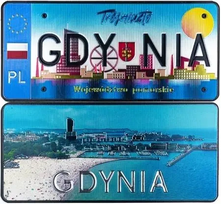 Magnes I love Poland Gdynia ILP-MAG-C-GDY-27 - Pan Dragon