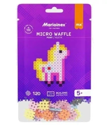 Micro Waffle 120 elementów Kucyk - Marioinex