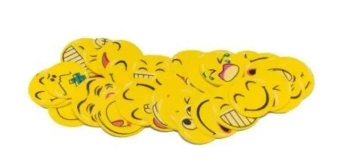 Naklejki z pianki uśmiechy 40szt - Brewis