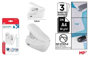 Bezszywkowy zszywacz 3 arkusze - MP Main Paper