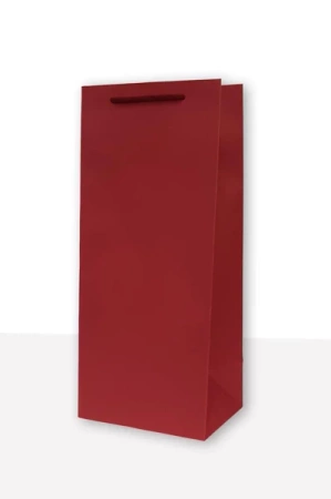 Torebki prezentowe jednobarwna koniak bordo 10 sztuk - MER PLUS