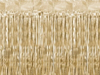 Kurtyna party złota 100x200cm - PartyDeco