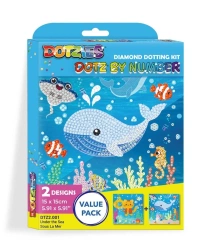 Diamond Dotz - Dotz By Number Under The Sea - Diamond Dotz