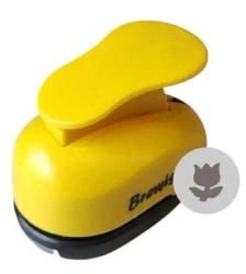 Dziurkacz ozdobny - Tulipan 3,8cm MIX - Brewis