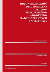 Odpowiedzialność dyscyplinarna sędziów.. - Wiesław Kozielewicz