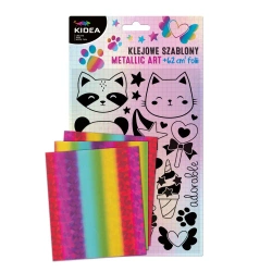 Klejowe szablony Metallic Art Sweet Kidea - DERFORM