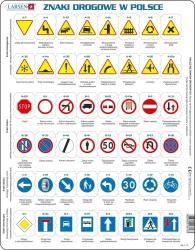 Układanka Znaki Drogowe W Polsce - Larsen