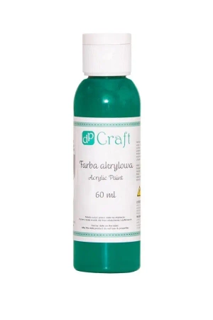 Farba akrylowa ciemnozielona 60ml - Dalprint