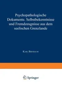 Psychopathologische Dokumente - Karl Birnbaum