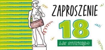 Zaproszenie Urodziny 18 - Chłopak (5szt) - Henry