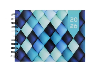 Terminarz 2026 dzienny A5 notes poziomy MIX - Artsezon