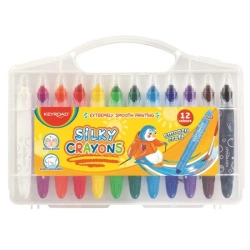 Kredki żelowe Smoozy Craft zmywalne 12szt - Keyroad