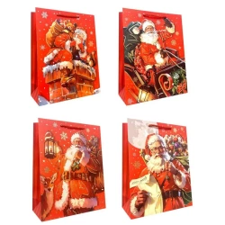 Torebka prezentowa M Boże Narodzenie mix - Ju-Piter