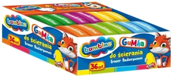 Gumka do ścierania (36szt) BAMBINO - ST-MAJEWSKI