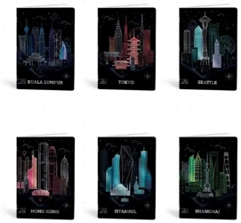 Zeszyt A4/40K kratka Cities (10szt) MAR MAR - MAR MAR