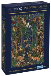 Puzzle 1000 W głąb lasu - Gibsons