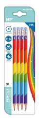 Ołówek z gumką HB Tęcza 4szt - MP Main Paper
