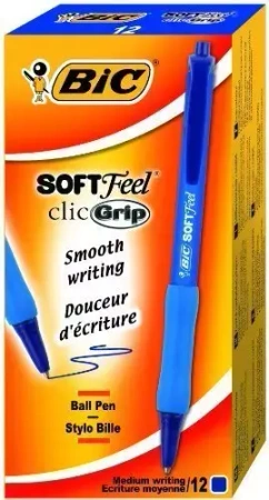 Długopis Soft Feel niebieski (12szt) BIC