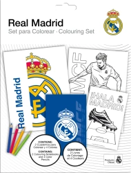 Kolorowanki z kredkami Real Madrid RM00026 - Kids Euroswan