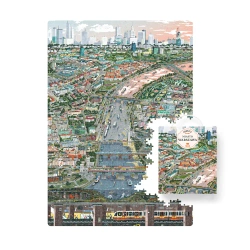Puzzlove CzuCzu Miasto Warszawa 1000 el. puzzle - Bright Junior Media