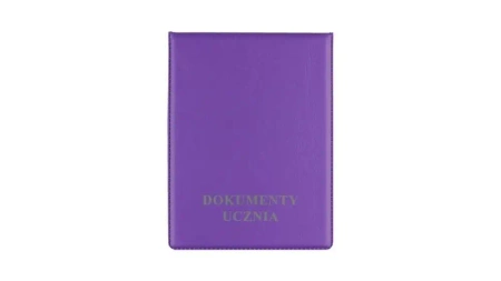Okładka na dokumenty ucznia pion violet - Biurfol
