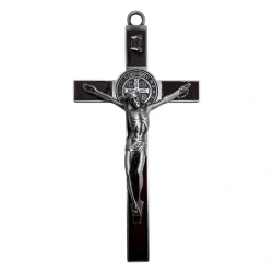 Krzyż Św. Benedykta Brązowy 16cm - Art Sacrum