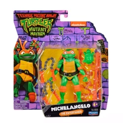 WOJOWNICZE ŻÓŁWIE NINJA Movie Mutant Mayhem Michelangelo podstawowa figurka akcji, figurka, 14 cm