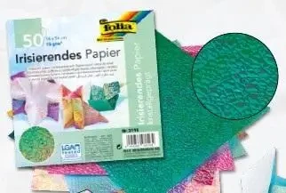 Papier opalizujący kryształy 14x14cm 50szt - Galeria Hobby