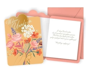 Karnet urodziny - Kukartka