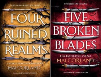 Pięć pękniętych ostrzy + Cztery Stracone Królestwa PAKIET - Mai Corland