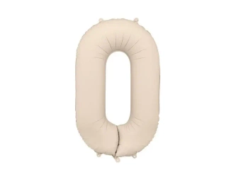 Balon foliowy 0 86cm jasny beż - PartyDeco