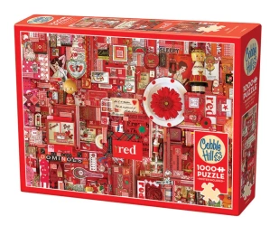 Puzzle 1000 Pomaluj mój świat na kolor czerwony 112207 - Cobble Hill