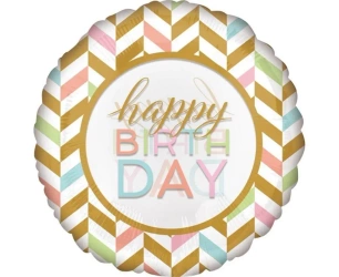 Balon foliowy Celebration Jumbo pastel 71x71cm - Amscan