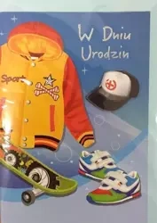 Karnet urodziny B6 Premium 19 + koperta - Panorama