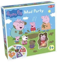 Świnka Peppa Błotna zabawa Gra planszowa z figurką - Tactic