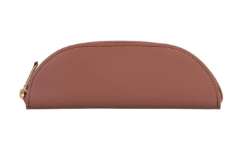 Piórnik Moon na suwak brązowy - Antra