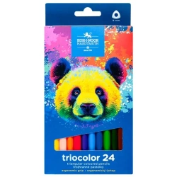 Kredki Triocolor Niedźwiedź 24 kolory - Koh-I-Noor