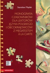 eBook Monografia czasowników dla lektorów języka polskiego i obcokrajowców z megatestem a la carte - Stanisław Mędak