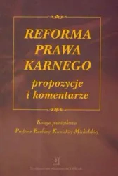 Reforma prawa karnego - praca zbiorowa