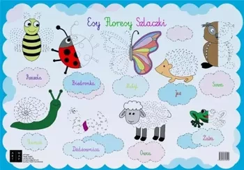 Podkładka na biurko. Esy floresy szlaczki - Art-Map