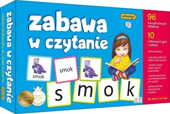 Zabawa w czytanie - zestaw edukacyjny - Adamigo