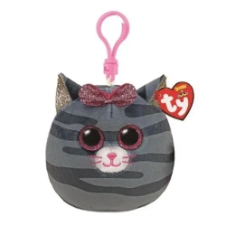 Beanie Boos Kiki - szary kot 8,5 cm brelok - TY