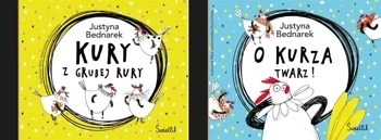 Kury z grubej rury+ O kurza twarz ! Tom 1+2 PAKIET Justyna Bednarek - Justyna Bednarek