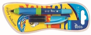 Pióro kulkowe niebieskie KP511-NN - Tetis