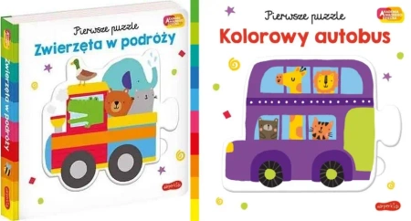 Pakiet Pierwsze puzzle Akademia Mądrego Dziecka - Lisa Barlow, Damien Barlow, Katarzyna Grzyb