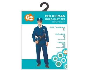 Strój dla dorosłych Policjant rozm.52 - Godan
