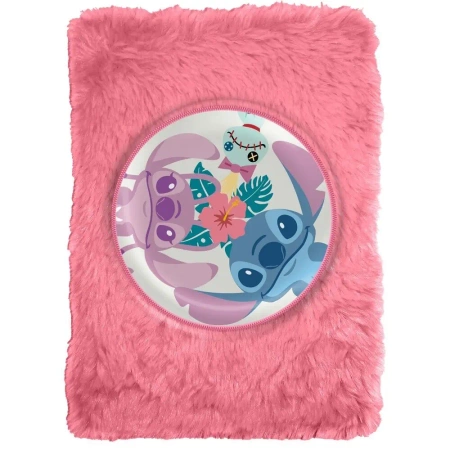 Notatnik w pluszowej okładce Stitch ST00081 - Kids Euroswan
