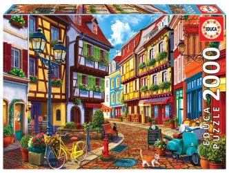 Puzzle 2000 Kolorowa uliczka 112808 - Educa
