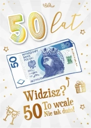 Karnet Urodziny 50 - Armin Style