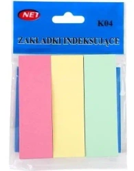 Zakładki indeksujące pastel 3x100K - NET